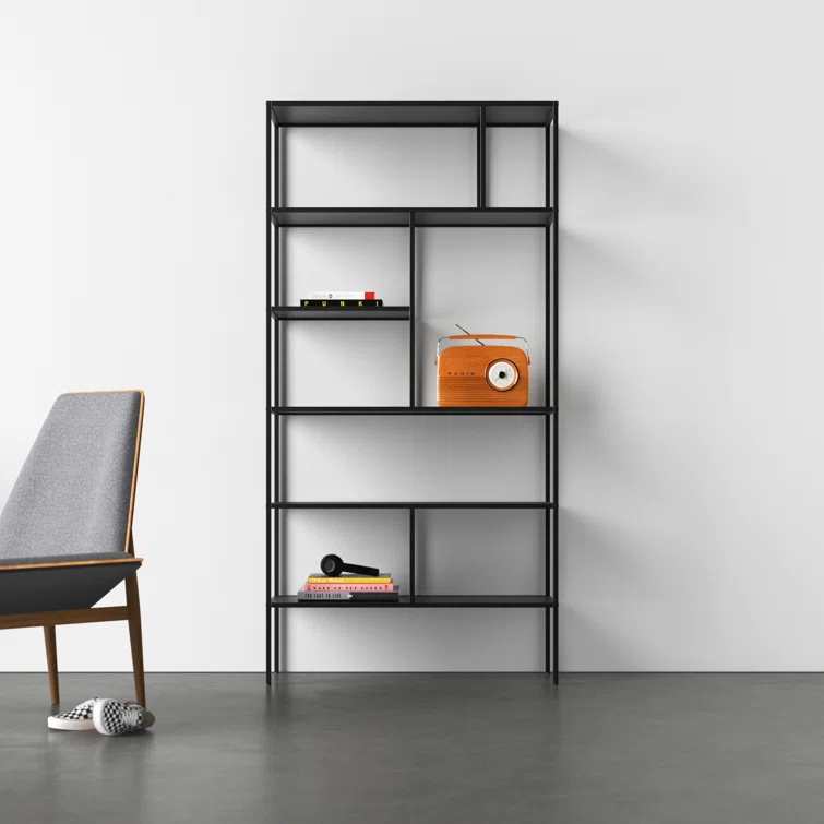 Level Stainless Steel Etagere Bookcase