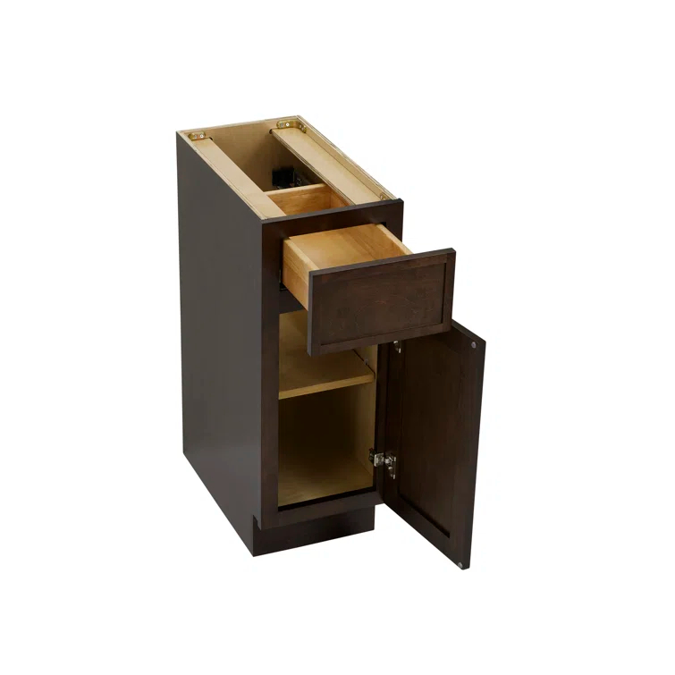 12" W Birch Plywood Freestanding Single Base Storage Cabinet