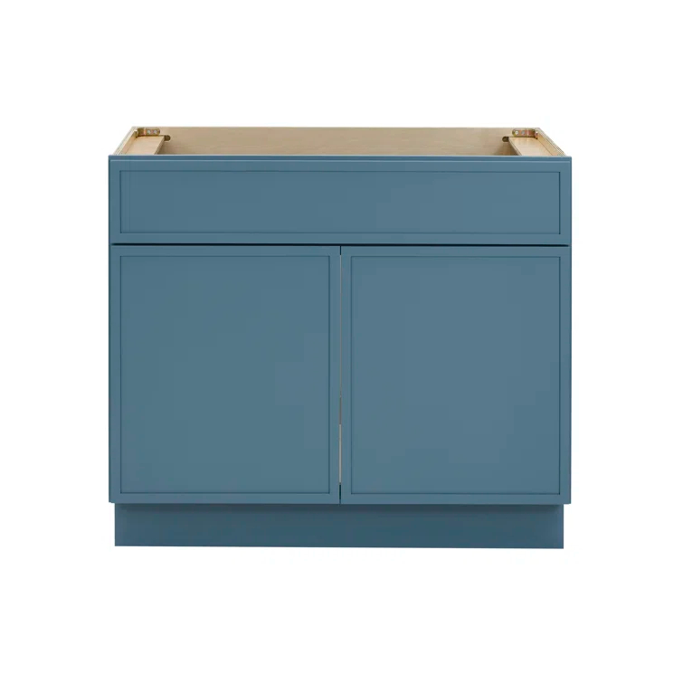 36" W Birch Plywood Freestanding Single Base Storage Cabinet with Soft Close Door