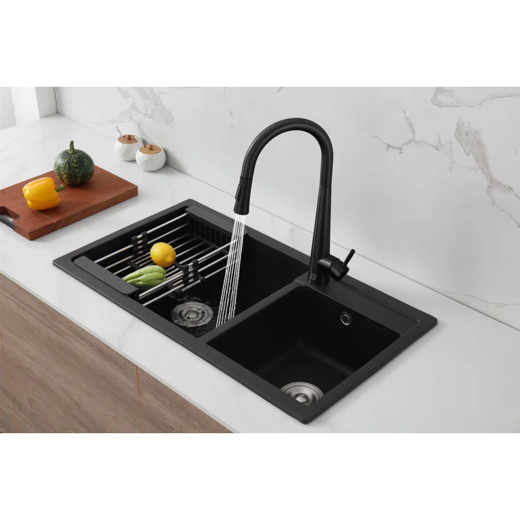 Elegant Lighting Lucas Pull Down Spray Kitchen Faucet