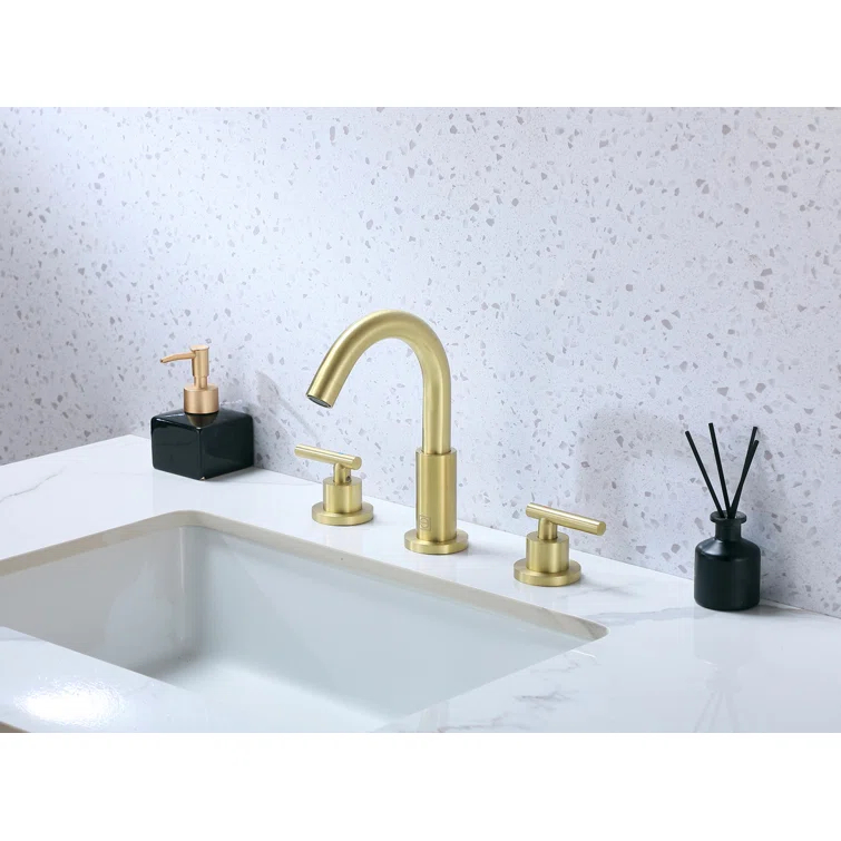 Elegant Home Living Leah Widespread 2-handle Bathroom Faucet FAV-1009MBK