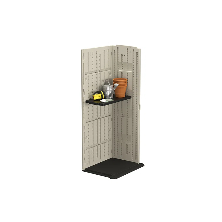 Suncast Suncast Vertical Shed 27.75 in. W x 14.5 in. D Shelf Kit in Black