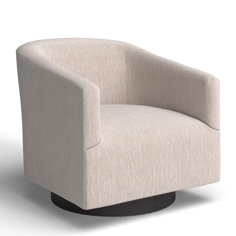 Donovan Upholstered Swivel Barrel Chair