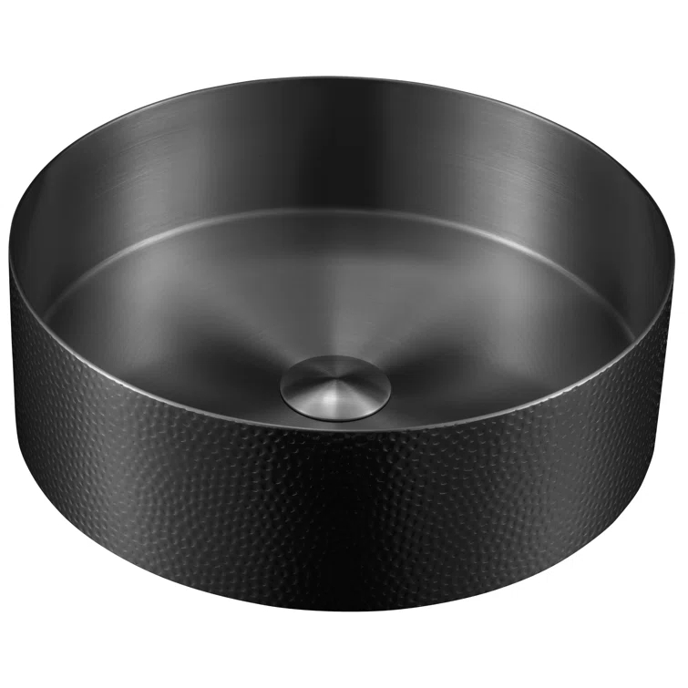 Karran Cinox 15'' Stainless Steel Circular Bathroom Sink