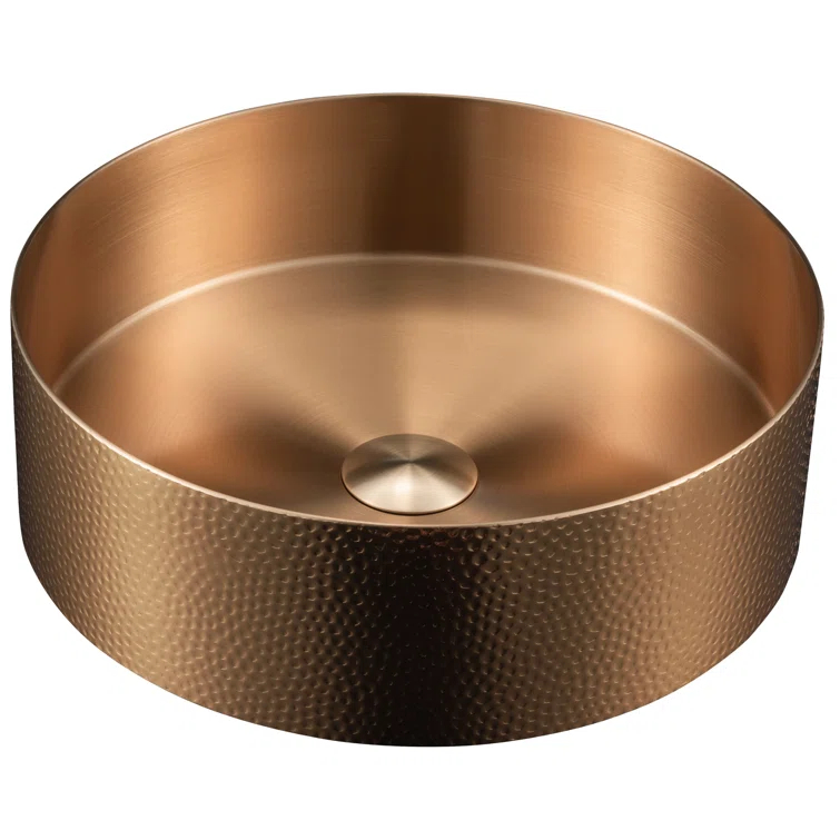 Karran Cinox 15'' Stainless Steel Circular Bathroom Sink