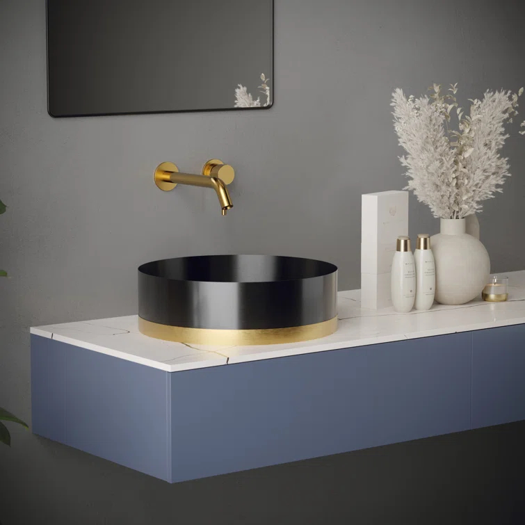 Karran Cinox 15.75'' Stainless Steel Circular Bathroom Sink