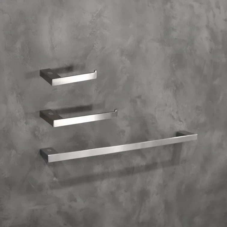 Elegant Lighting HWB-13S3RBNK Sofia 3 - Piece Bathroom Hardware Set