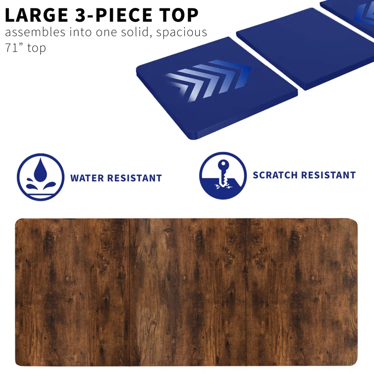 Universal Table Top for Sit to Stand Desk Frames