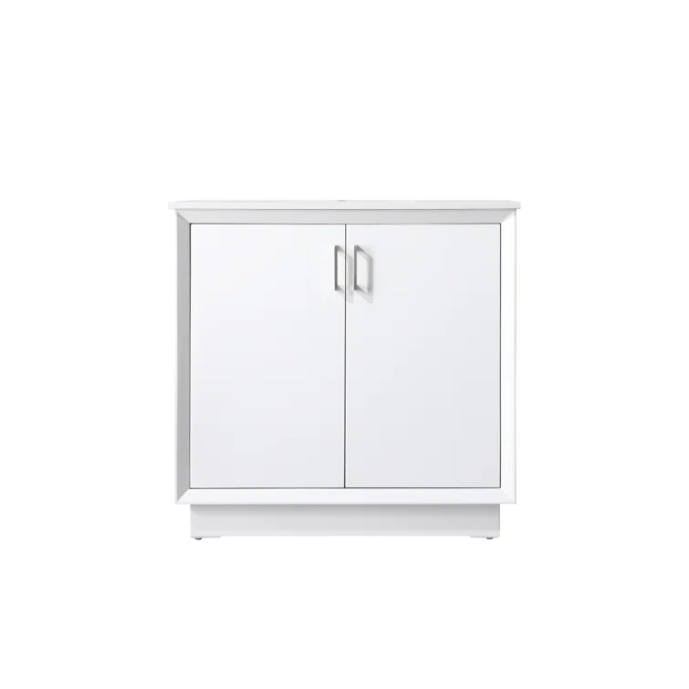 Hayes 36'' Single Bathroom Vanity with Engineered Marble Top