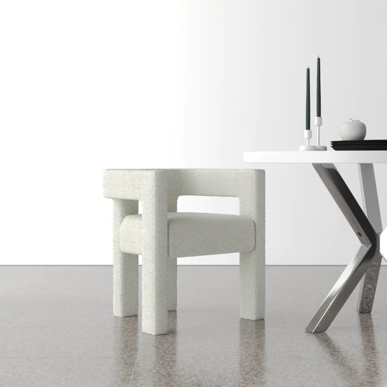 Marcella Boucle Dining Armchair