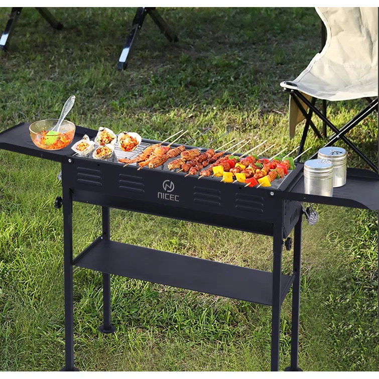 MUKE 45.4'' W Portable Charcoal Grill