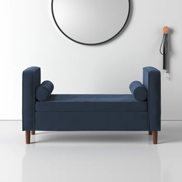 Kaj Velvet Storage Bench