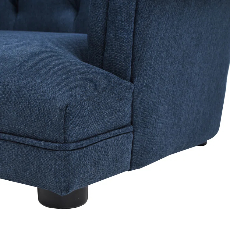 Jennifer Taylor Home 36.5" Chesterfield Medium Pet Sofa Bed