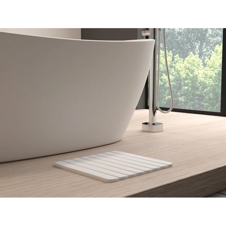 Diatomite Quick-dry Stone Bath Mat - 16 X 12", Small