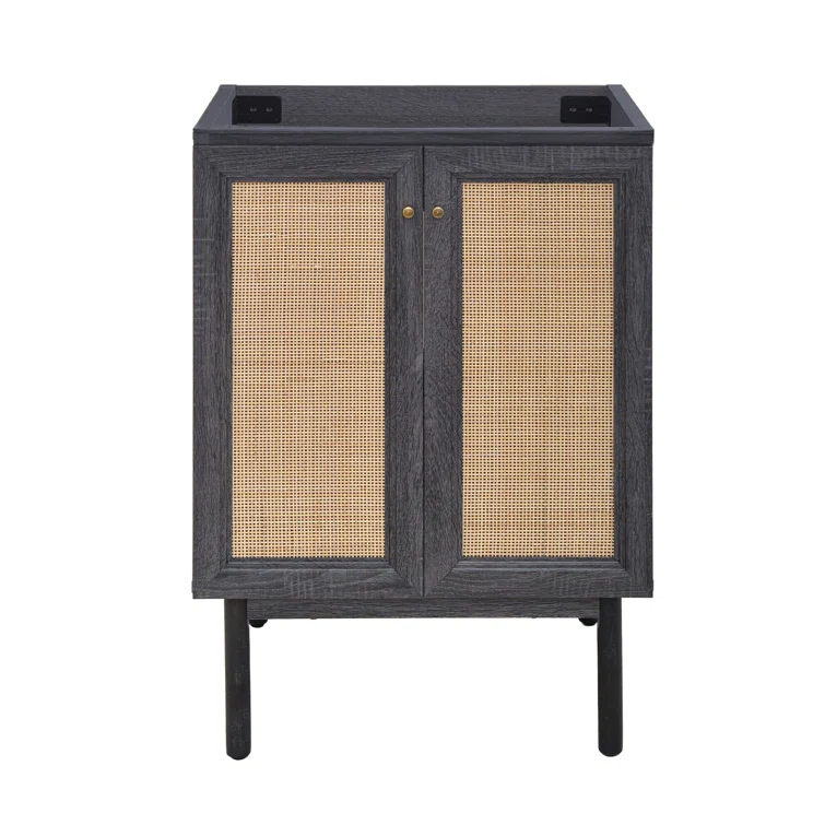 Classe 24" Bathroom Vanity In Dark Walnut Cabinet Only