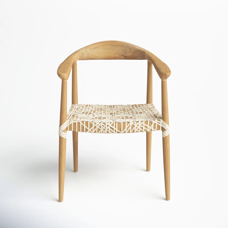 Kazbah Leather Dining Arm Chair