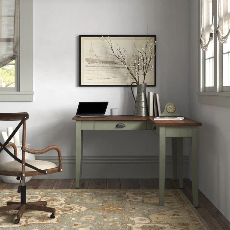 Vivienne L-Shaped Writing Desk