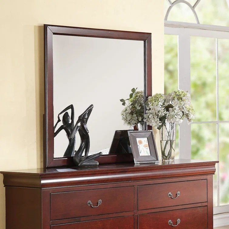 Louis Philippe III Flat Dresser Mirror