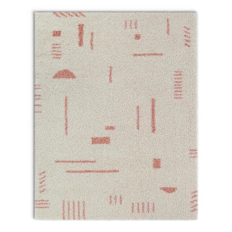 Morin White/Pink Rug