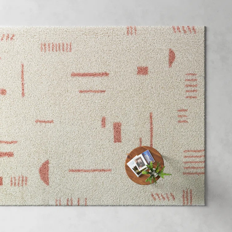 Morin White/Pink Rug