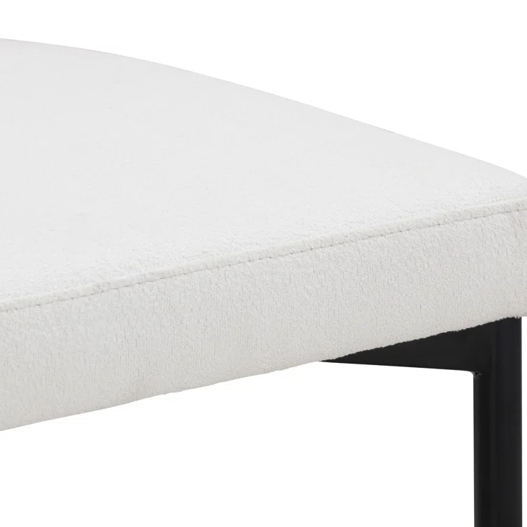 Dahlia Upholstered Counter Stool with Metal Frame