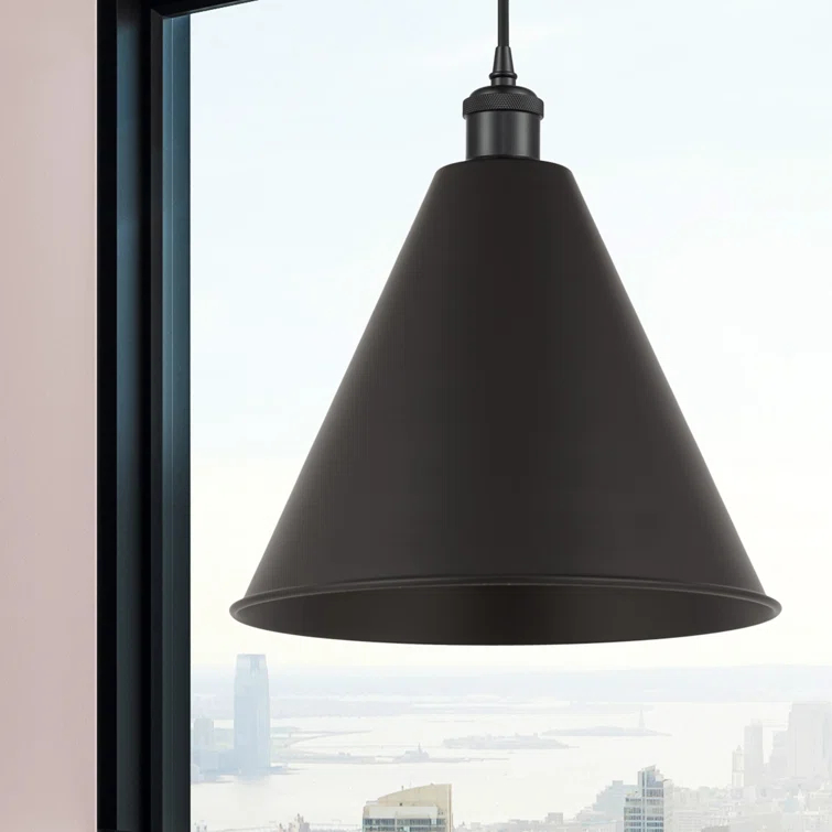 Ballston Cone 1 - Light Single Drop Pendant Pendant