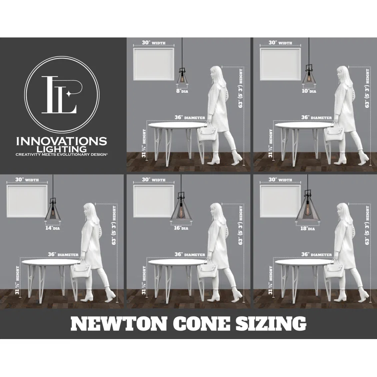 Newton 1 - Light Single Drop Pendant Pendant