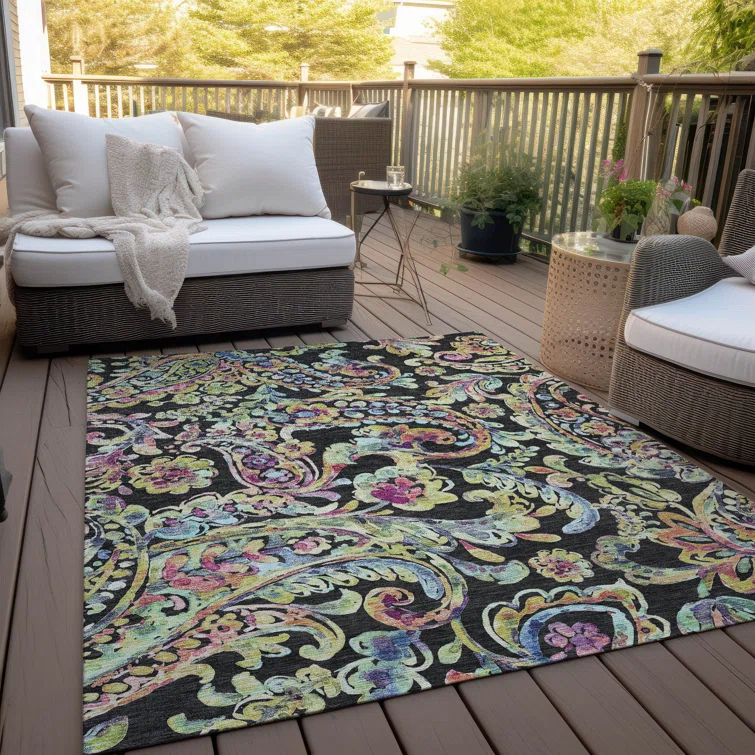 Shoifet Paisley Indoor / Outdoor Rug