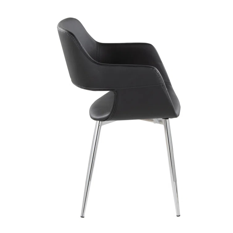 Margarite Faux Leather Upholstered Armchair
