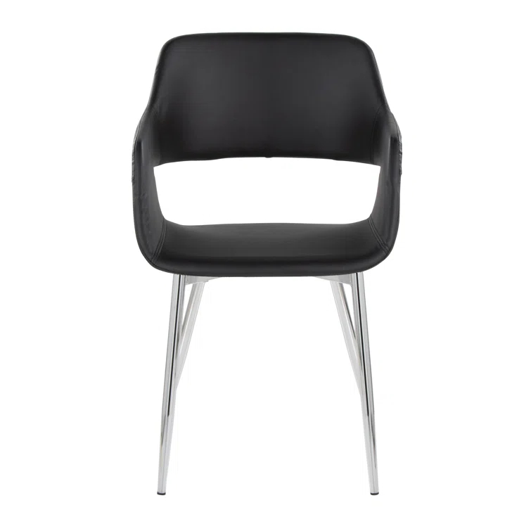 Margarite Faux Leather Upholstered Armchair