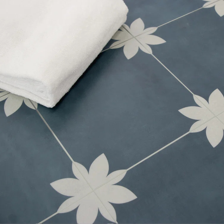 Sunwings 9'' x 9'' x 4mm SPC Peel & Stick Floor Tile Luxury Vinyl Flooring