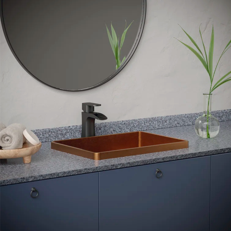 Karran Kassel Single Handle Single Hole Basin Bathroom Faucet With Matching Pop-up Drain