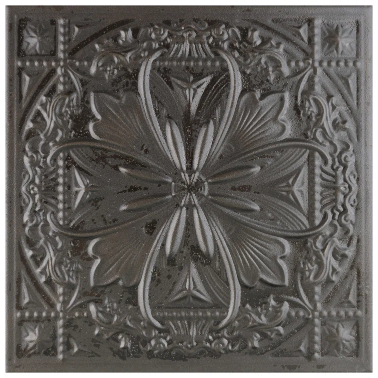 Fitz 8" x 8" Ceramic Patterned Wall Tile