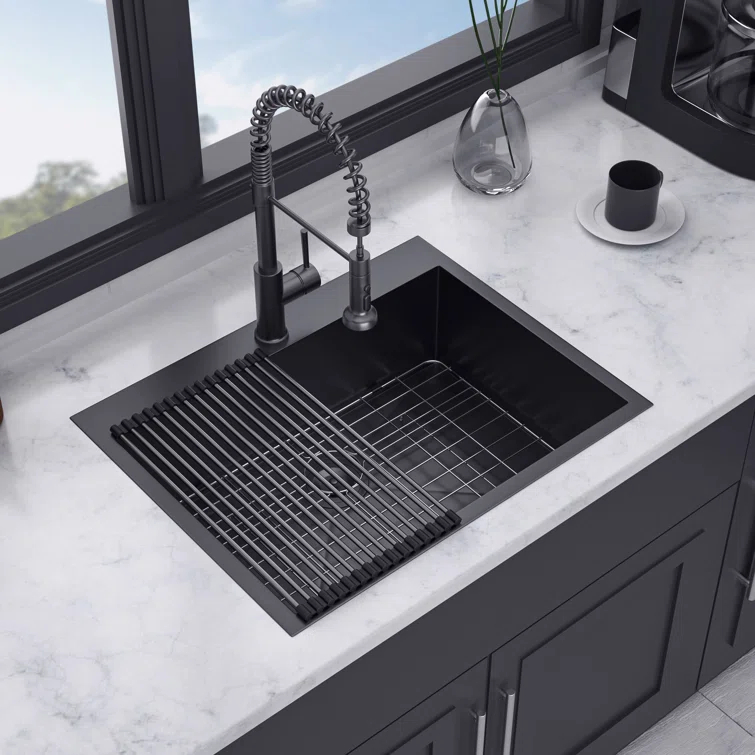 28'' L Drop-In Single Bowl Stainless Steel Kitchen Sink
