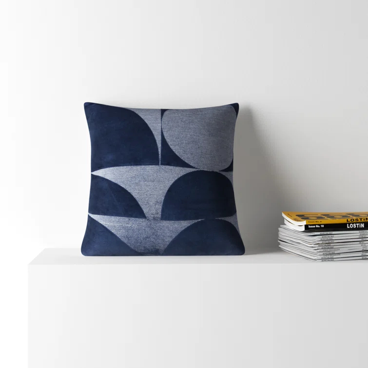 Joshelin Embroidered Cotton Throw Pillow