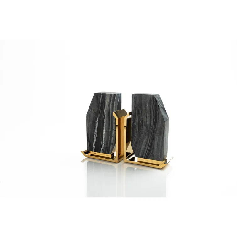 ANNA New York Anna New York Modern & Contemporary Non-Skid Bookends (Set of 2)