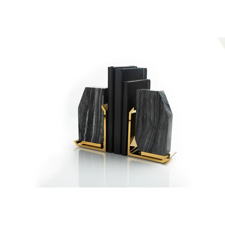 ANNA New York Anna New York Modern & Contemporary Non-Skid Bookends (Set of 2)