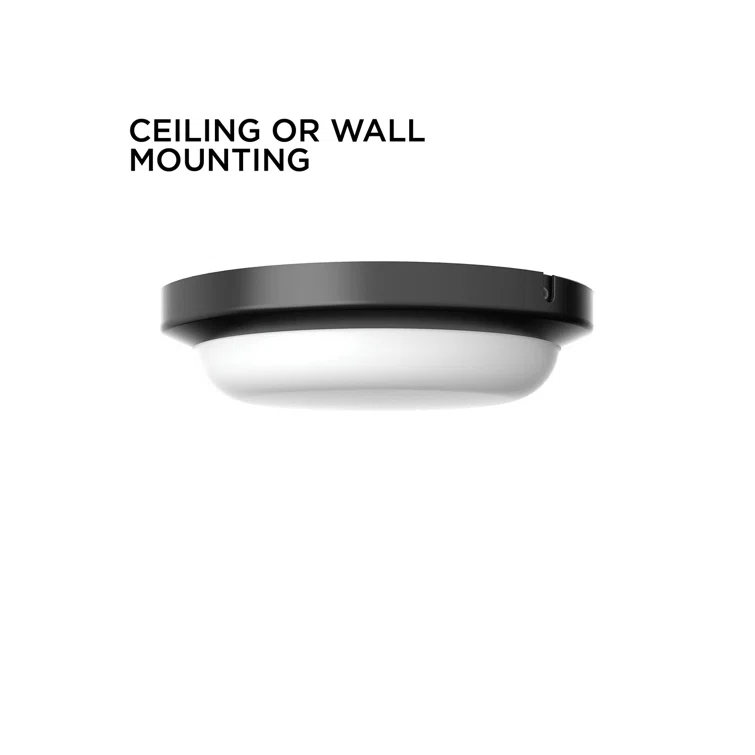 Dean 8'' W LED Outdoor Flush Mount