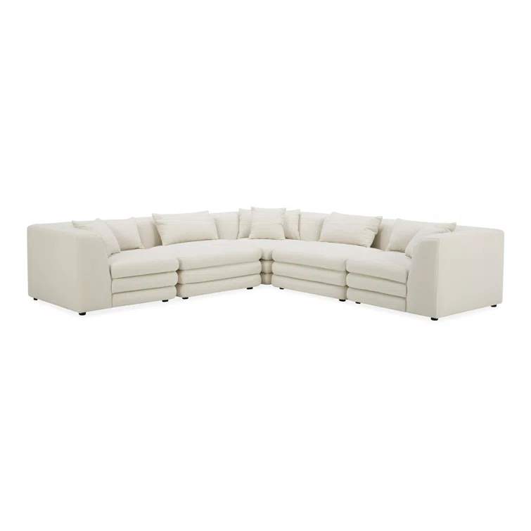 Donia 5 - Piece Modular Upholstered Reversible Sectional
