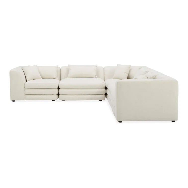 Donia 5 - Piece Modular Upholstered Reversible Sectional