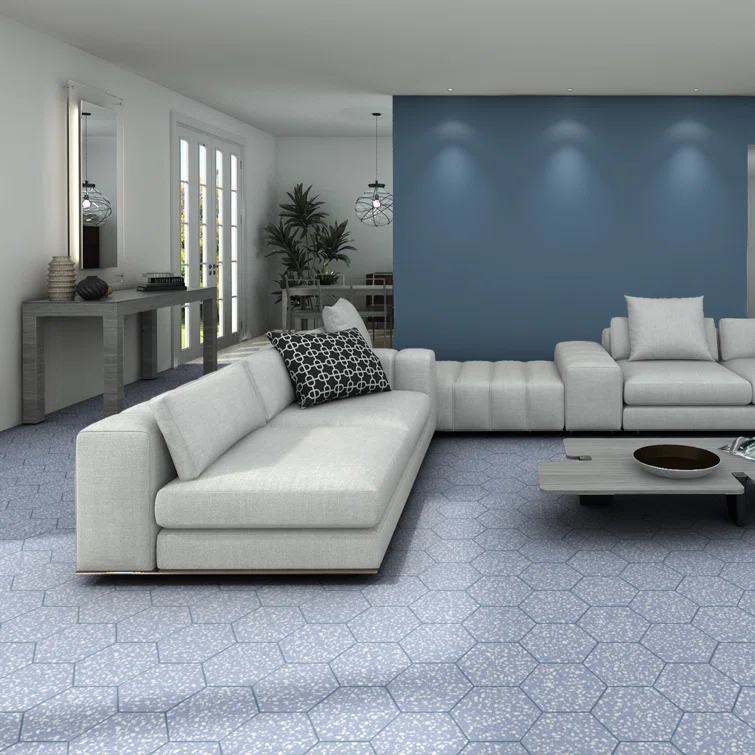 Venice 9" x 10" Porcelain Stone Look Wall & Floor Tile