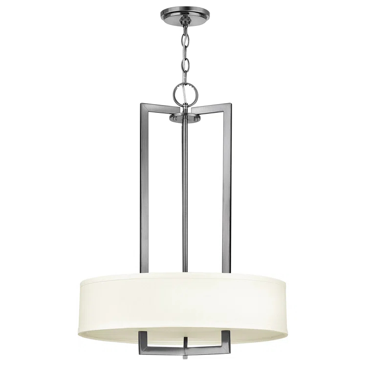 Hampton 3 - Light Unique / Statement Drum Pendant