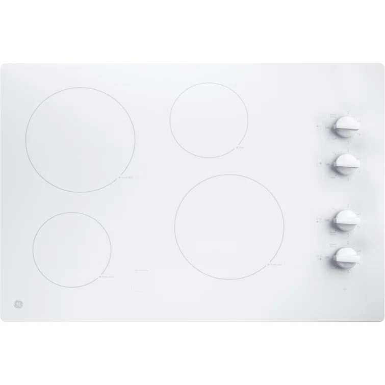 GE 30" Built-In Knob Control Electric Cooktop