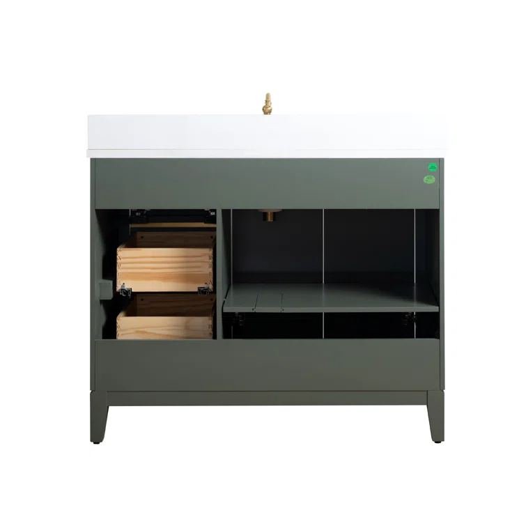 42 Single Bathroom Vanity with Top