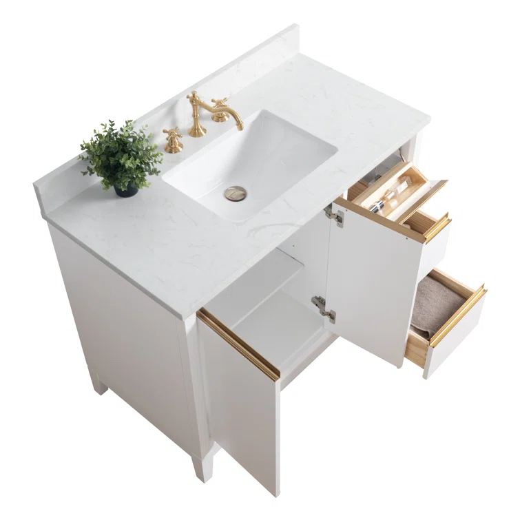 42 Single Bathroom Vanity with Top