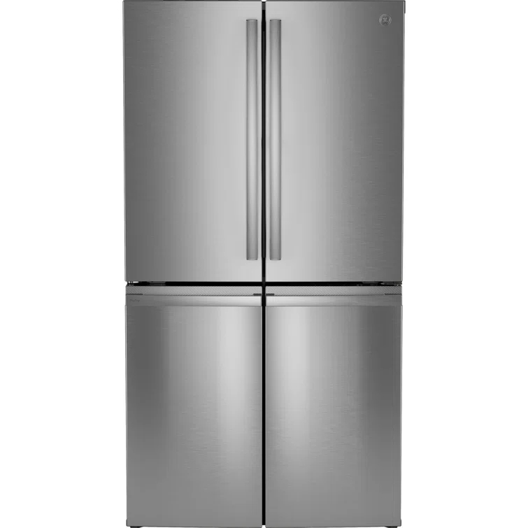 GE Profile™ Series Energy Star Smart 28 Cu. Ft. Fingerprint Resistant Quad-Door Refrigerator