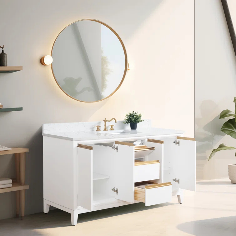 60 Single Bathroom Vanity with Top
