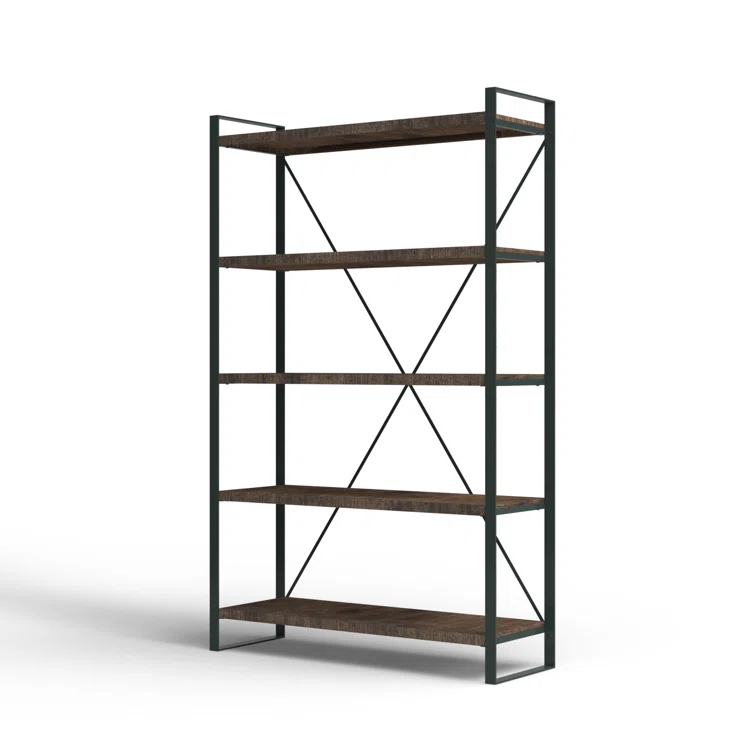 Hyde Wide Etagere Bookcase