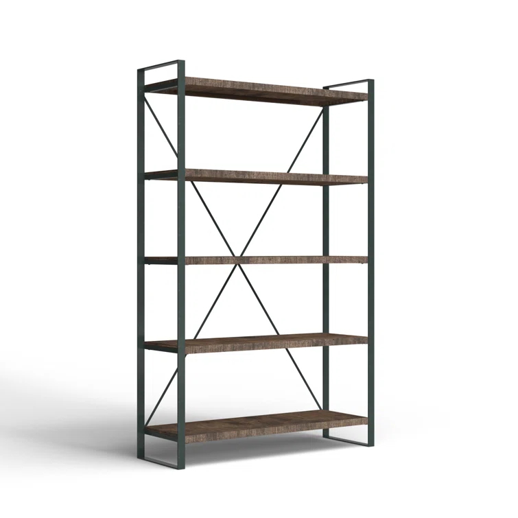 Hyde Wide Etagere Bookcase