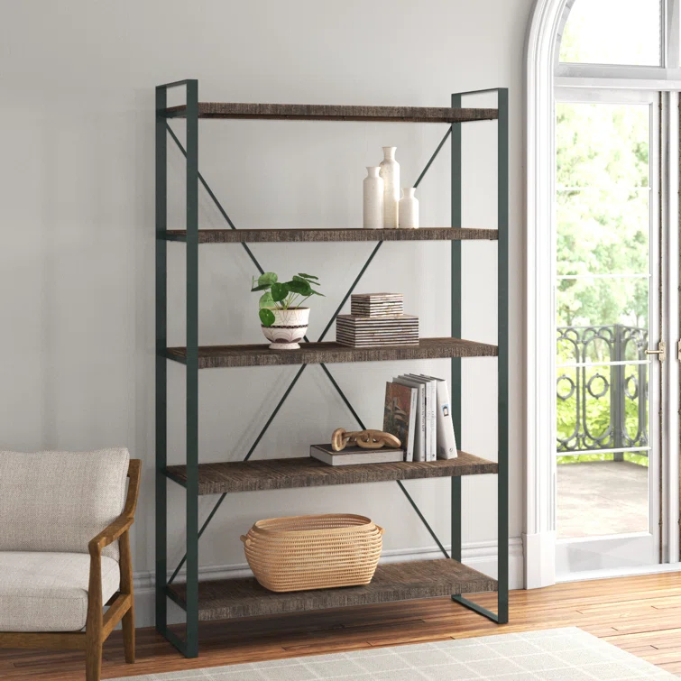 Hyde Wide Etagere Bookcase